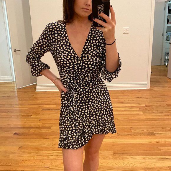 Faithful the Brand - Floral Wrap Dress - Small - Picture 1 of 15